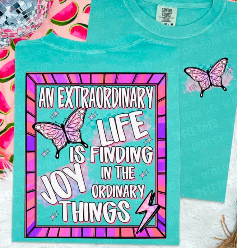 An Extraordinary Life DTF Print