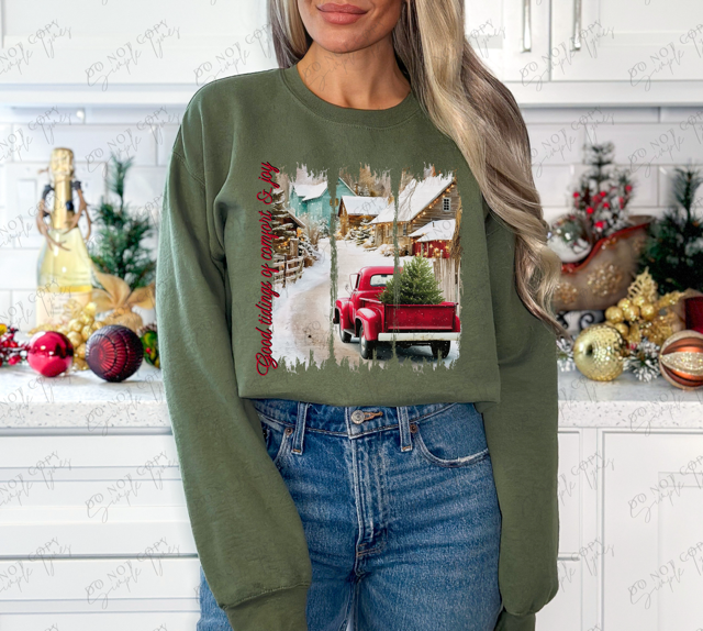 Good Tidings of Comfort and Joy DTF Print