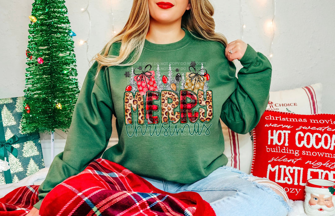 Merry Christmas DTF Print