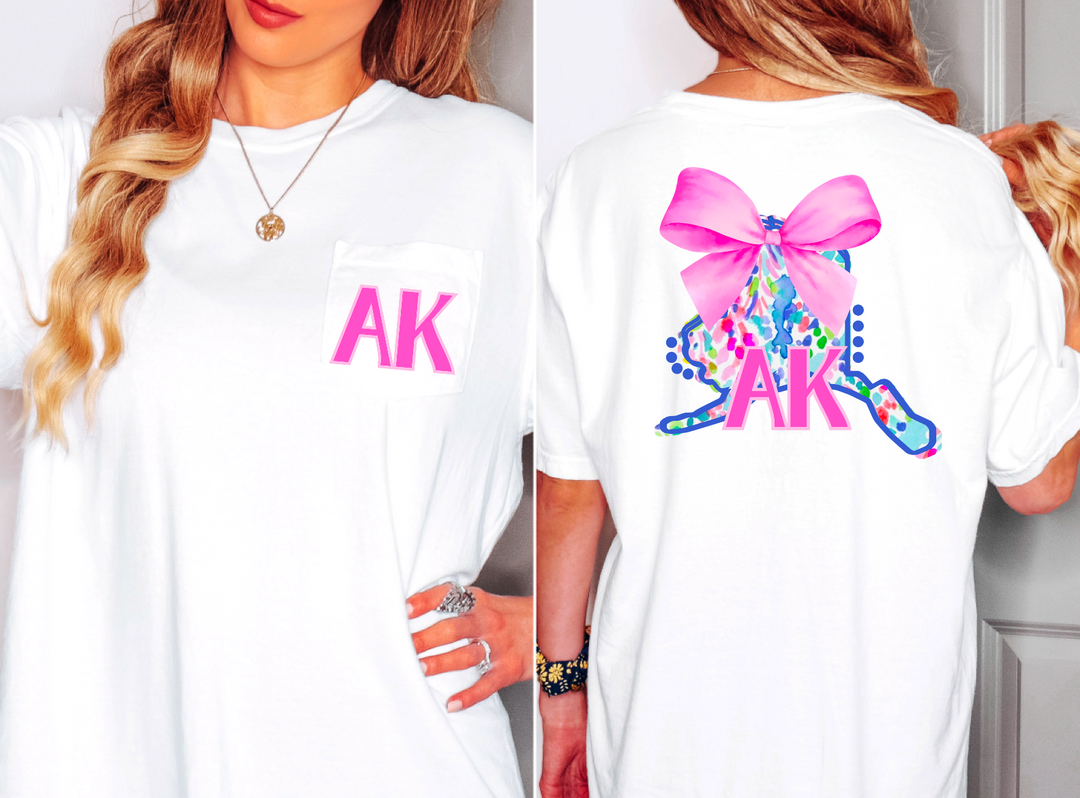 Lily Bow States FRONT DTF Print