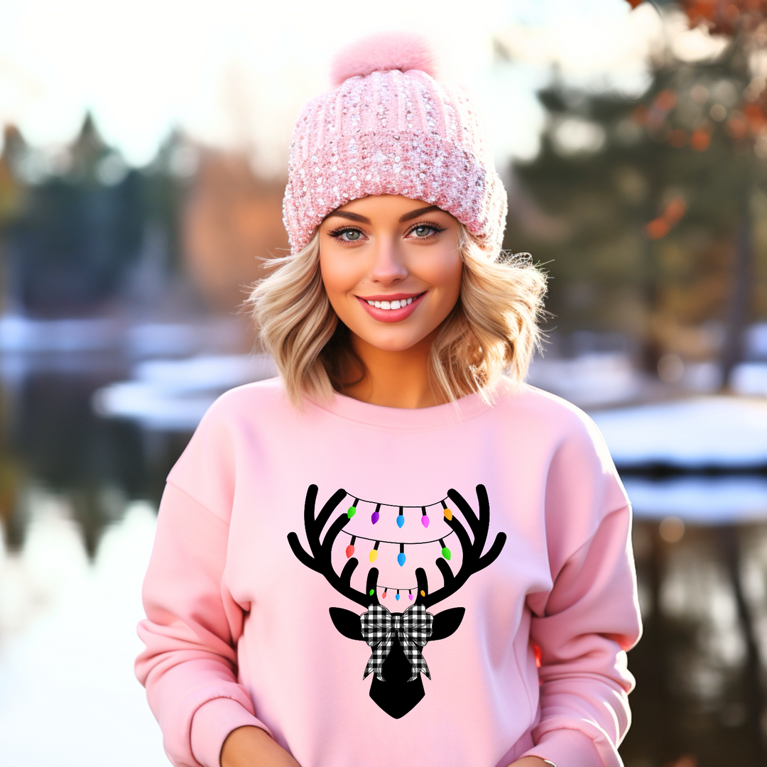 Deer With Lights DTF Print