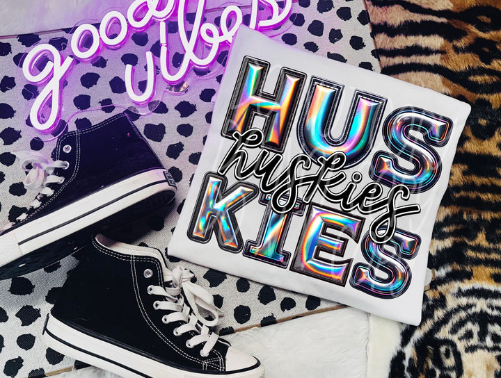 Holographic Mascots (T-Z) DTF Print