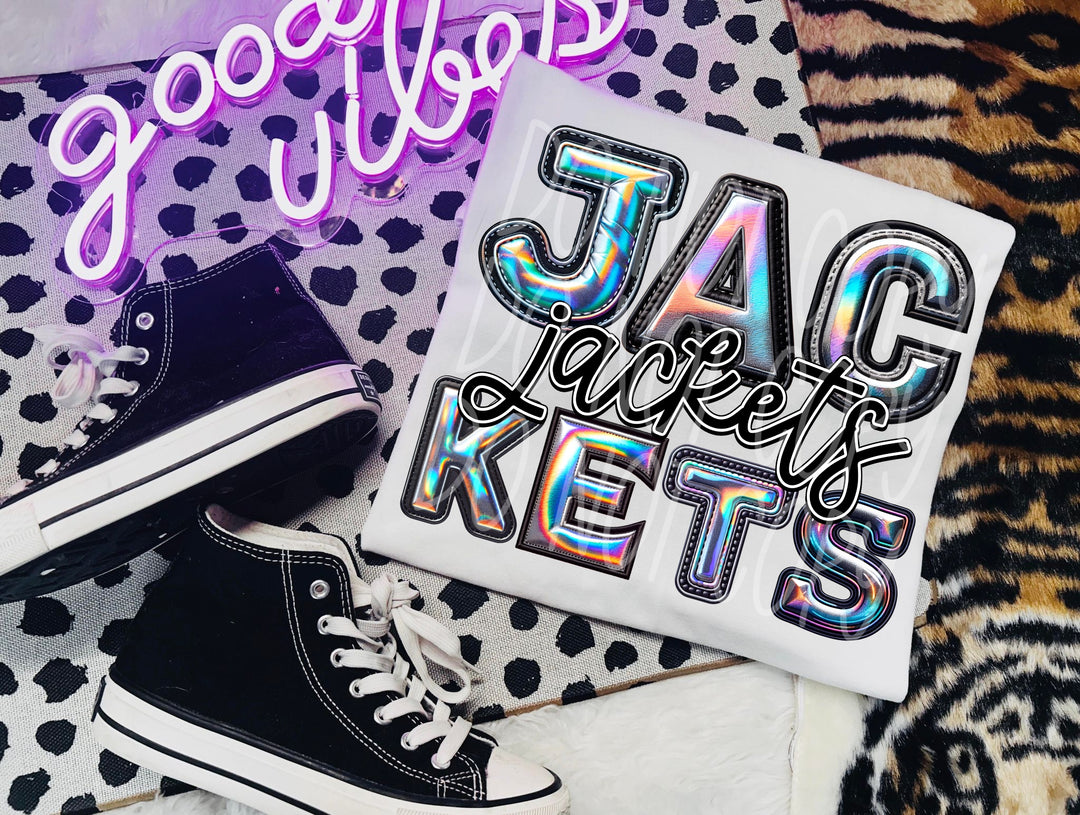 Holographic Mascots (T-Z) DTF Print