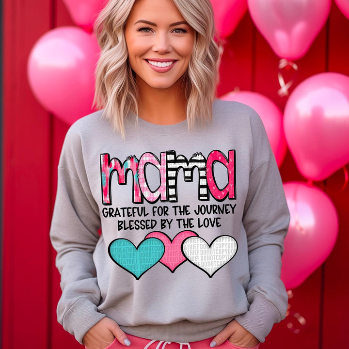 Grateful For The Journey Names DTF Print