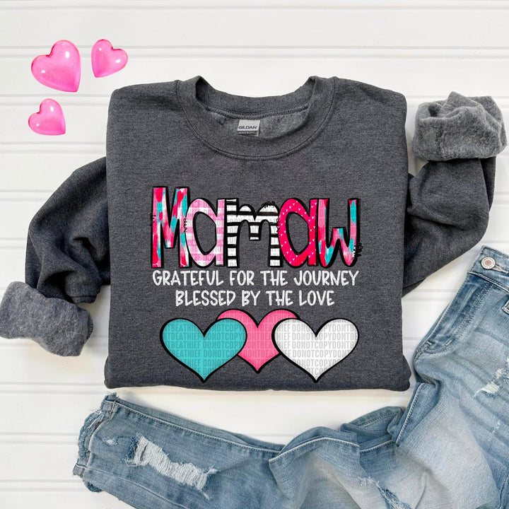 Grateful For The Journey Names DTF Print