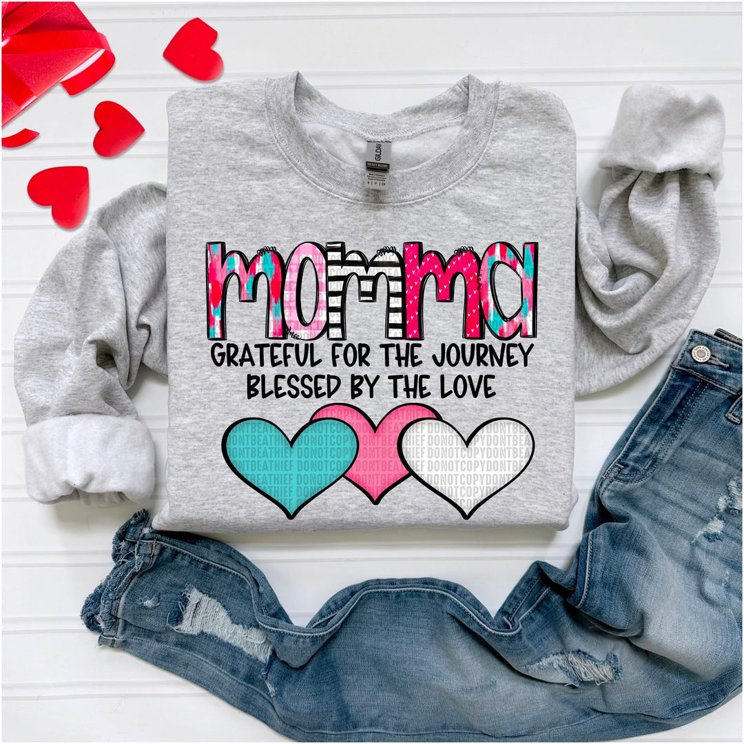 Grateful For The Journey Names DTF Print