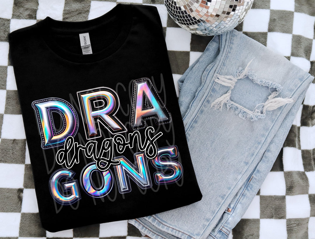 Holographic Mascots (T-Z) DTF Print