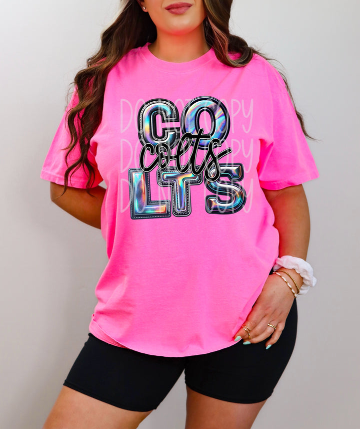 Holographic Mascots (T-Z) DTF Print