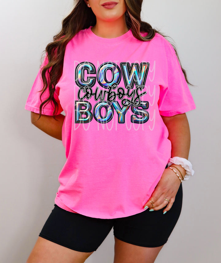 Holographic Mascots (T-Z) DTF Print