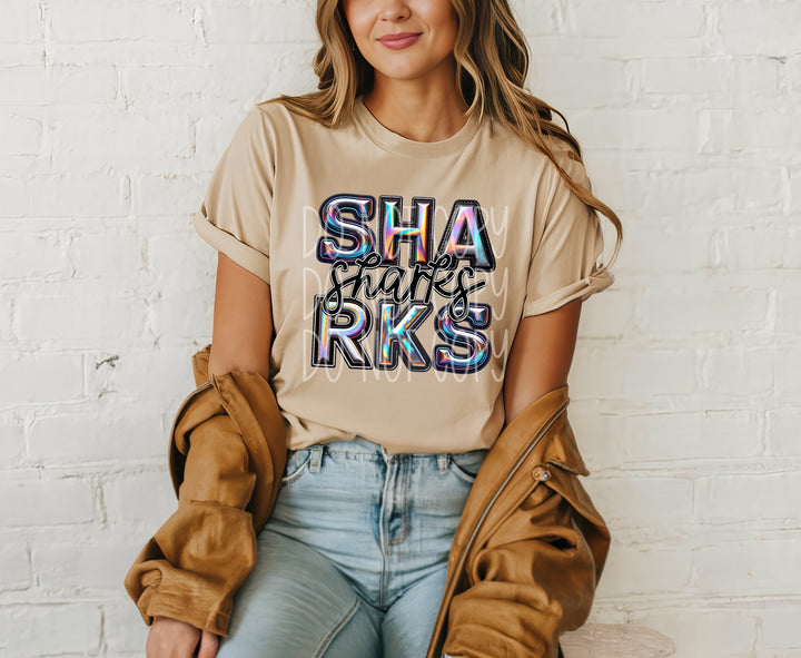 Holographic Mascots (T-Z) DTF Print