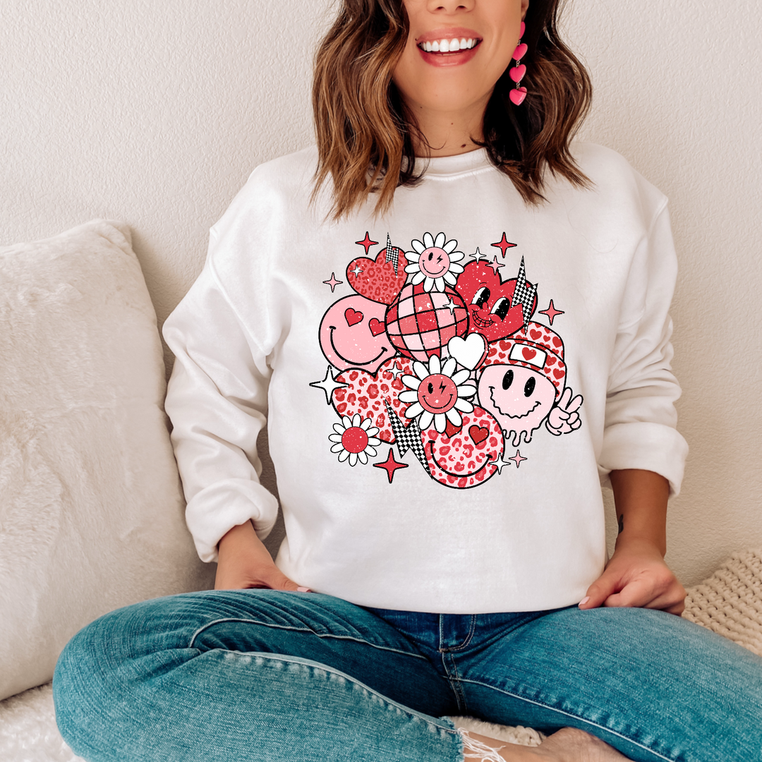 Groovy Valentines DTF Print