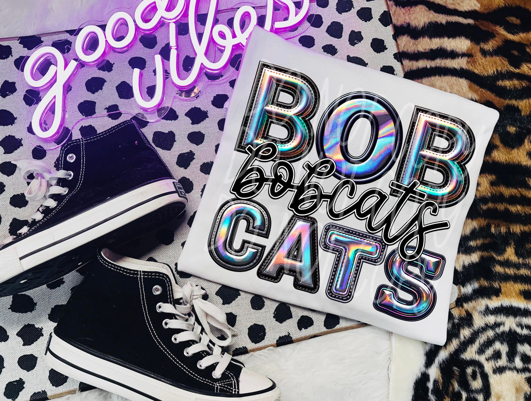 Holographic Mascots (T-Z) DTF Print