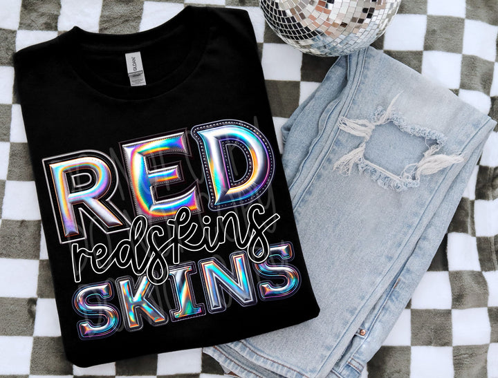 Holographic Mascots (T-Z) DTF Print