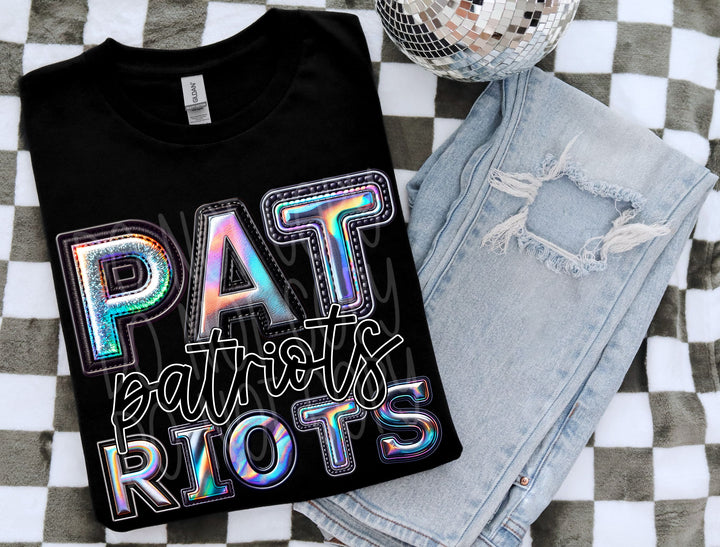 Holographic Mascots (T-Z) DTF Print