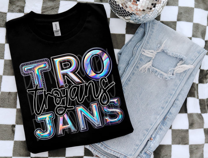 Holographic Mascots (T-Z) DTF Print