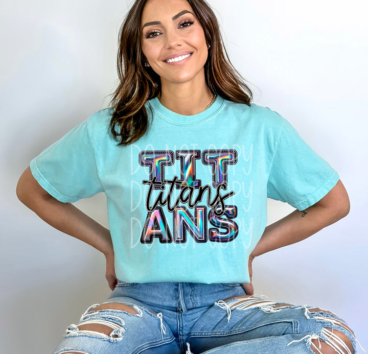 Holographic Mascots (T-Z) DTF Print