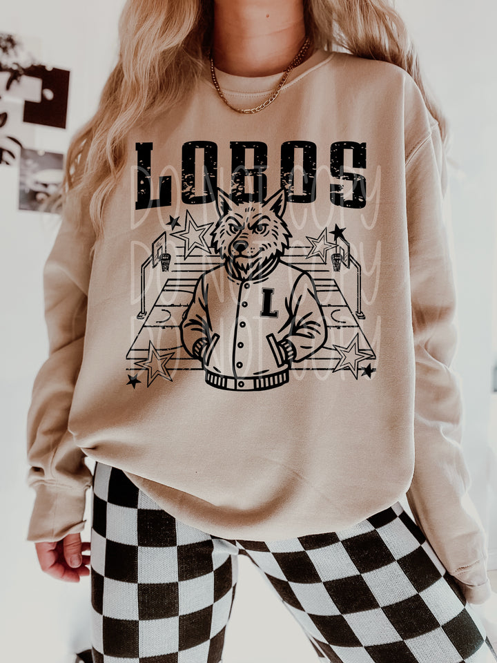 Basketball Letterman Mascots DTF Print