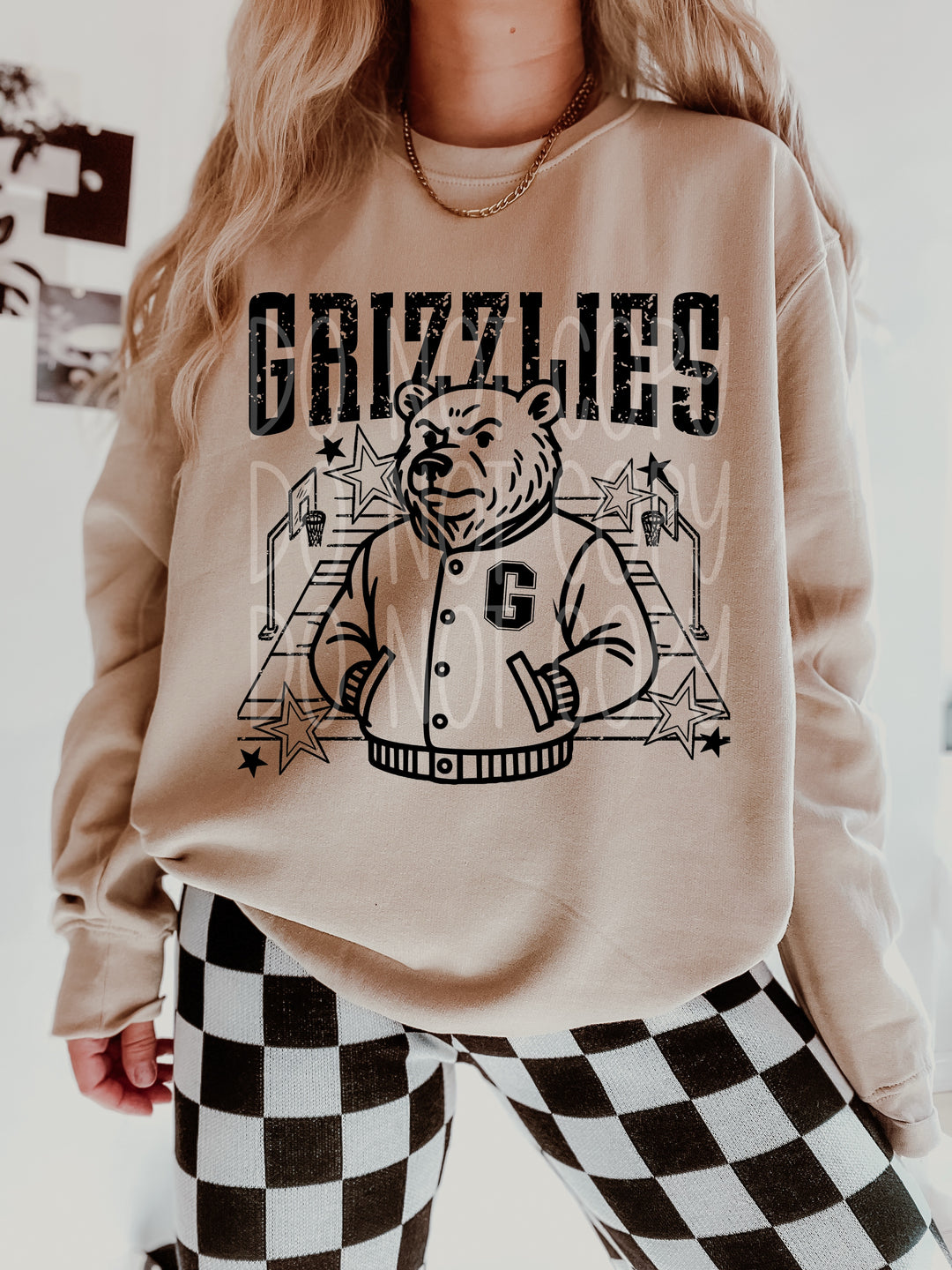 Basketball Letterman Mascots DTF Print