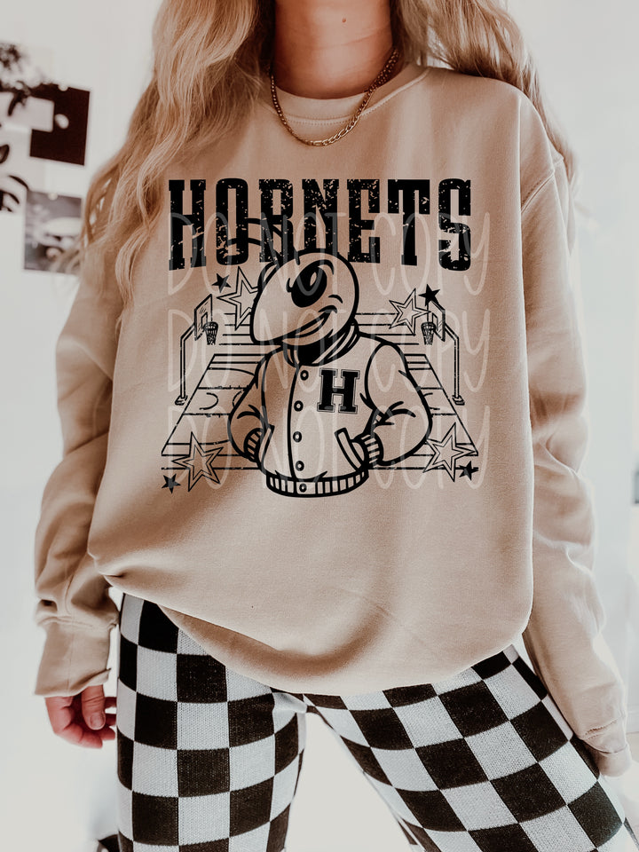 Basketball Letterman Mascots DTF Print