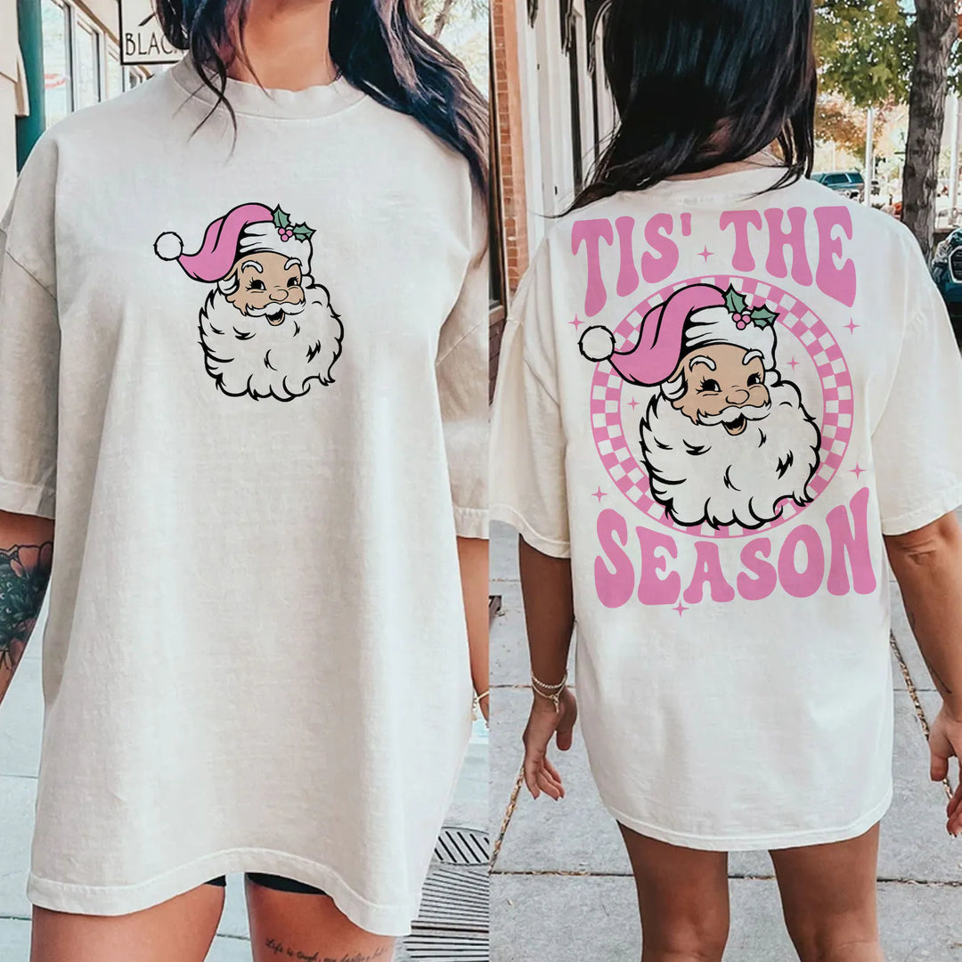 Tis the Season Santa DTF Print