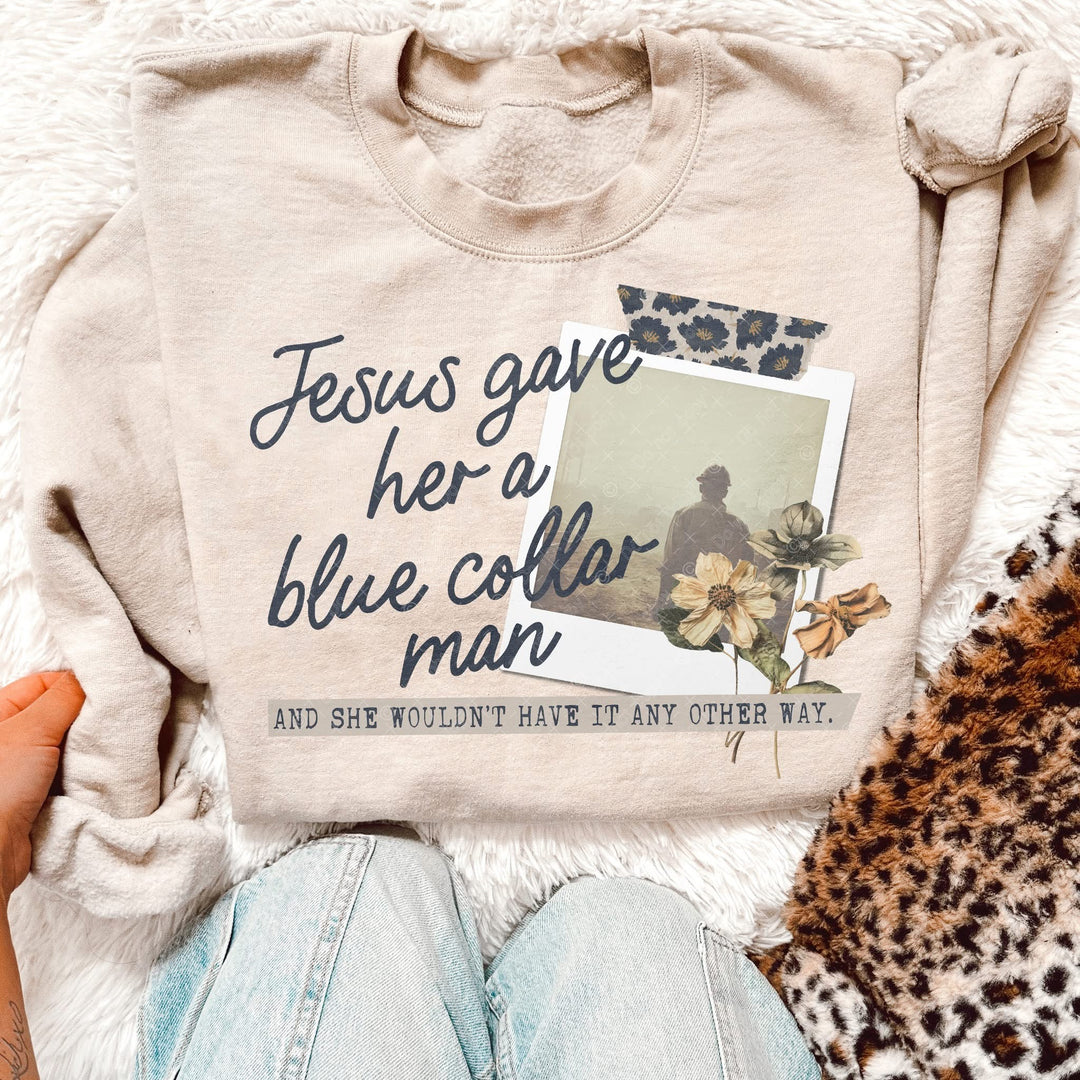 Jesus Gave Her CUSTOM DTF Print (Email your picture to support@simpletymes.com)