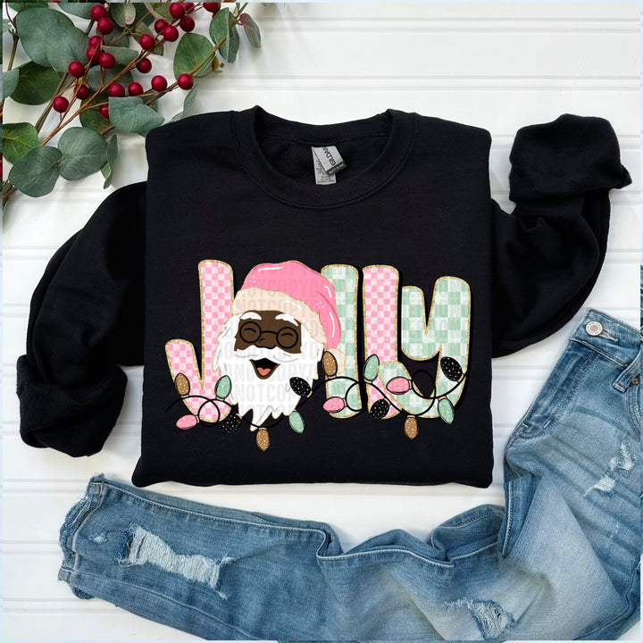 Jolly Santa DTF Print