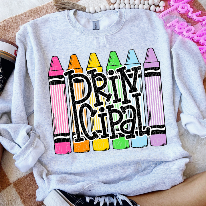 Crayon Back To School DTF Print