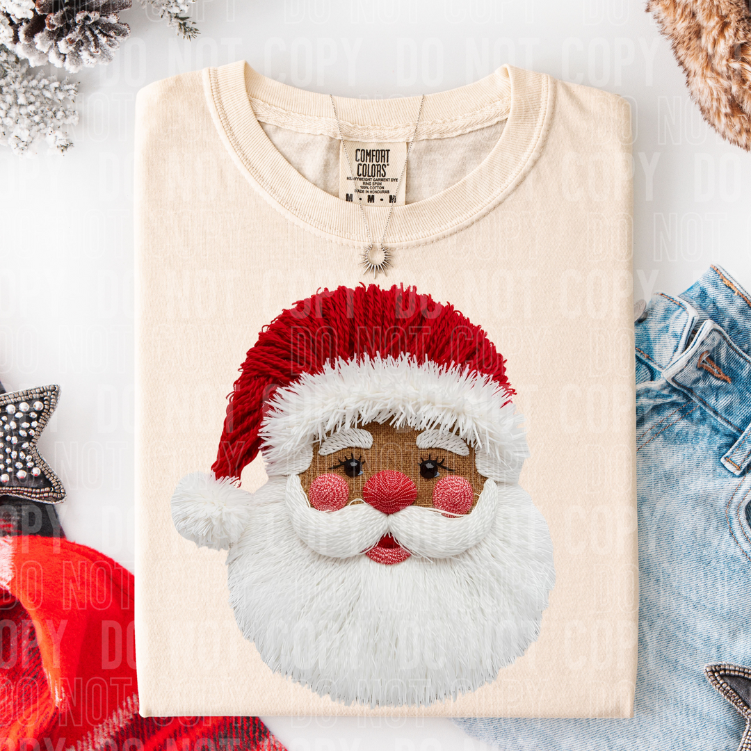 Santa Yarn DTF Print
