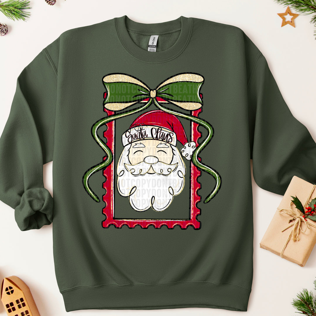 Santa Stamp DTF Print