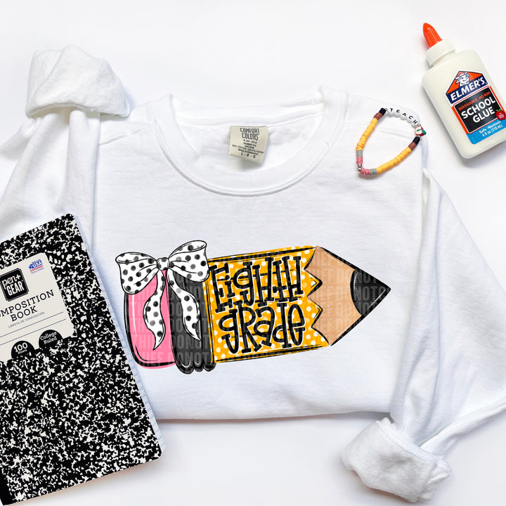 School Pencil Doodle Collection DTF Print