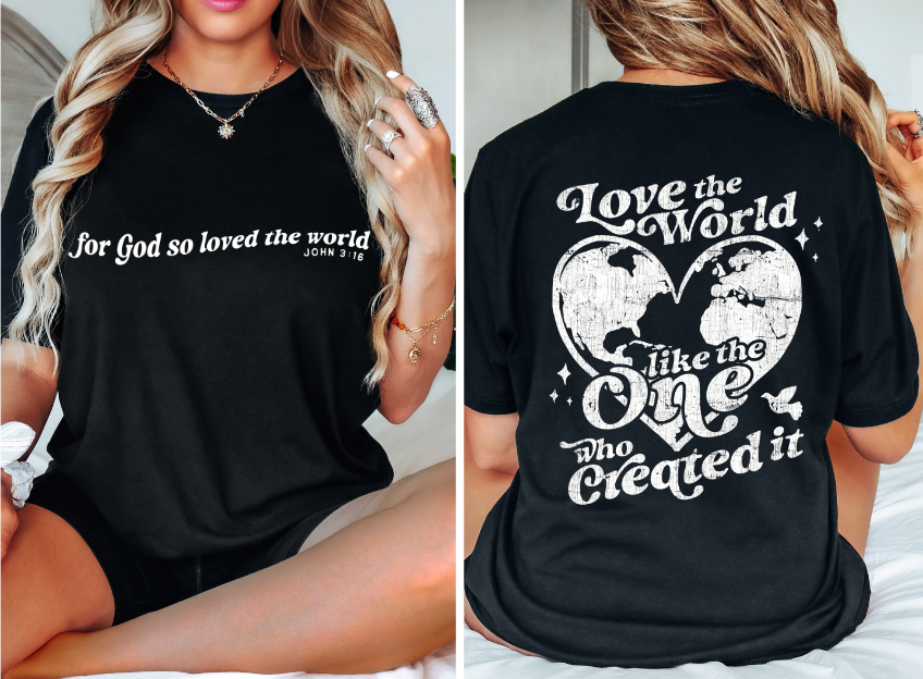 Love the World DTF Print