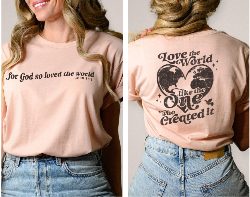 Love the World DTF Print