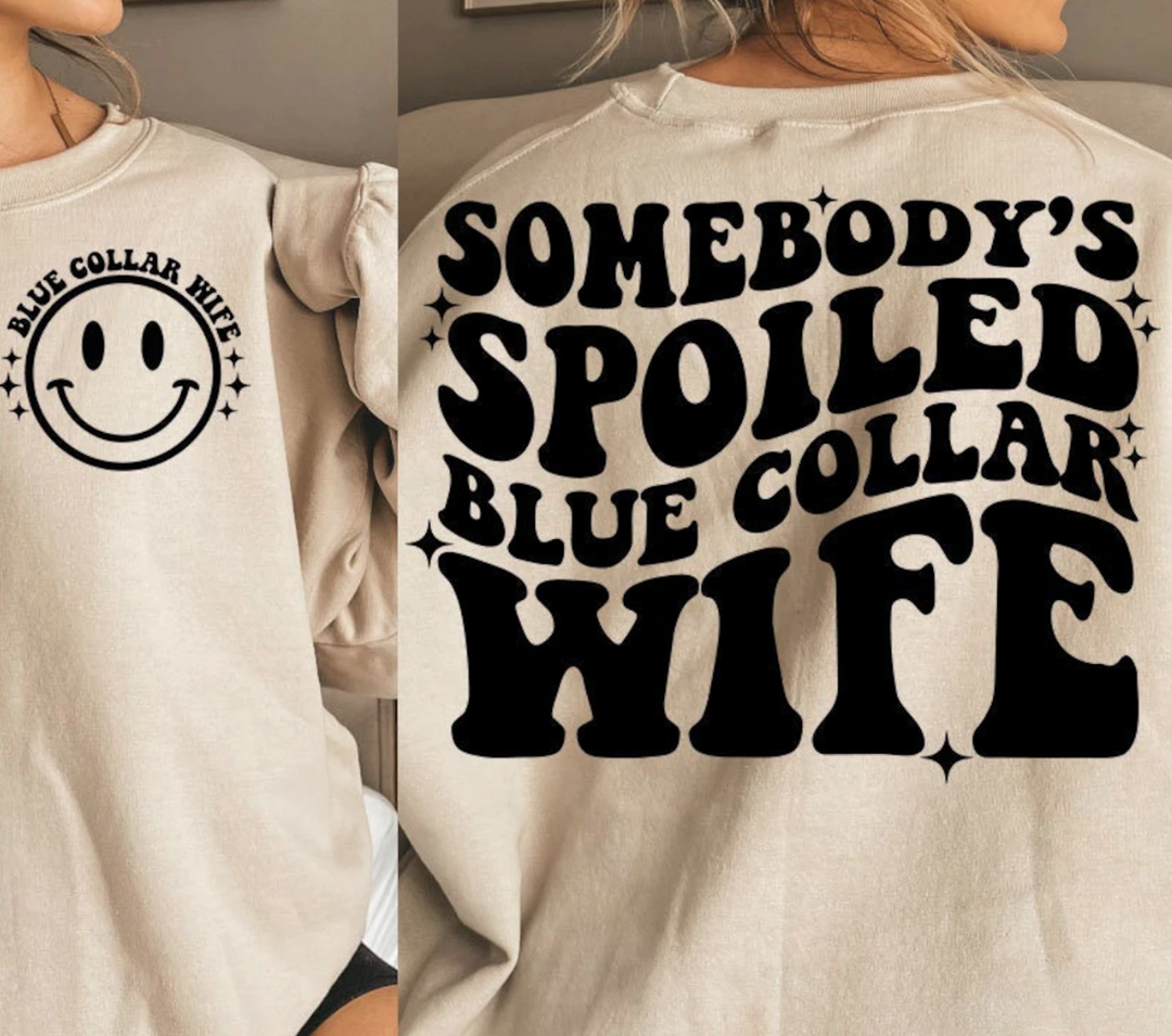 Blue Collar Wife DTF Print