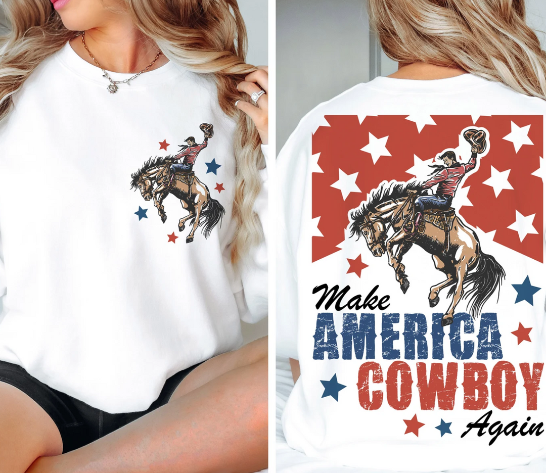 Make America Cowboy Again DTF Print