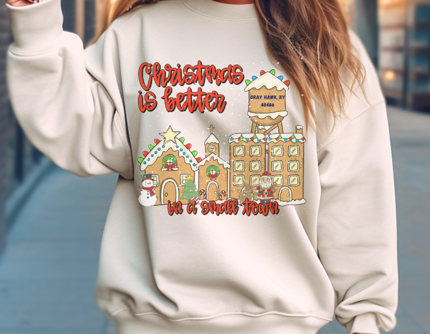 Christmas in a Small Town 40486 DTF Print