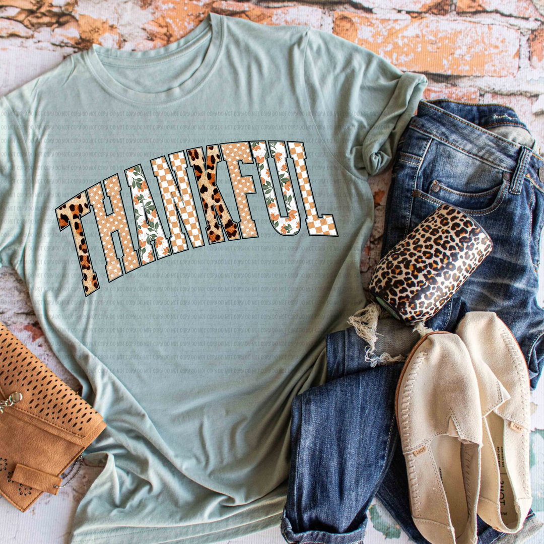 Thankful Titles DTF Print