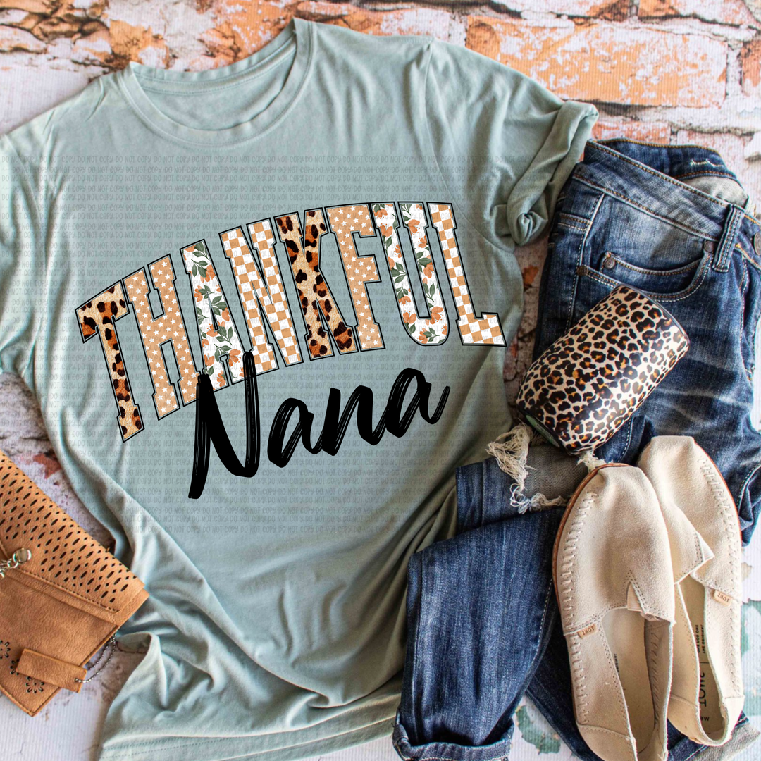 Thankful Titles DTF Print