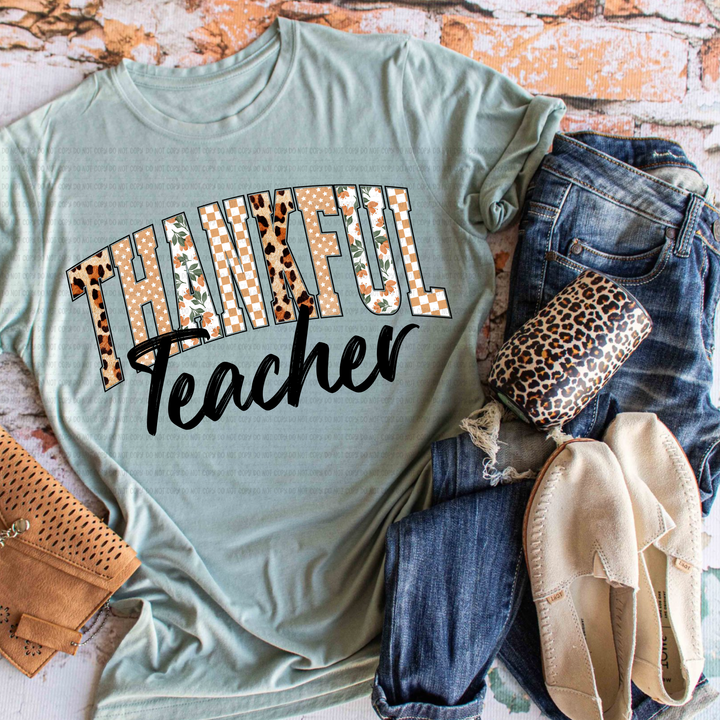 Thankful Titles DTF Print