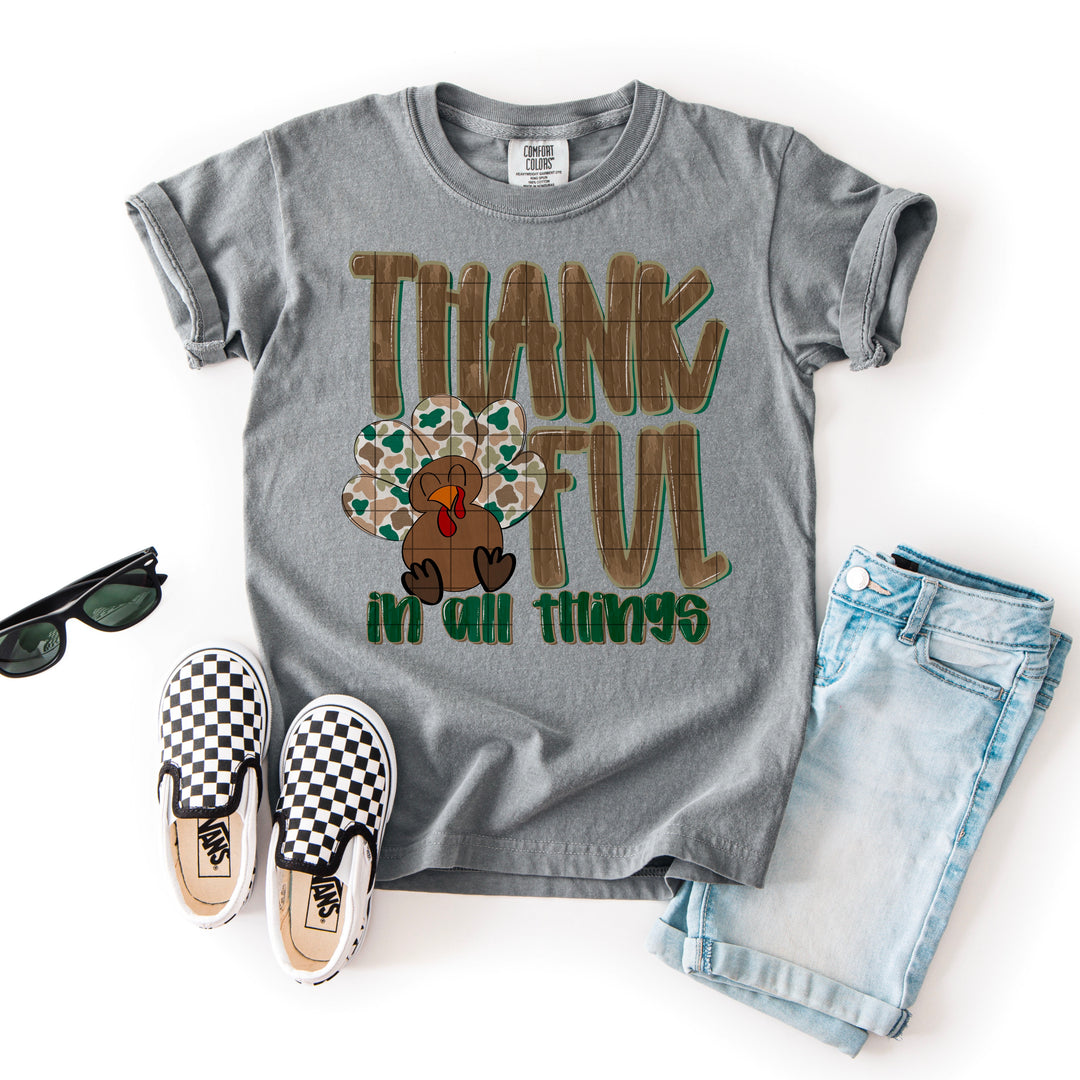 Thankful In All Things DTF Print