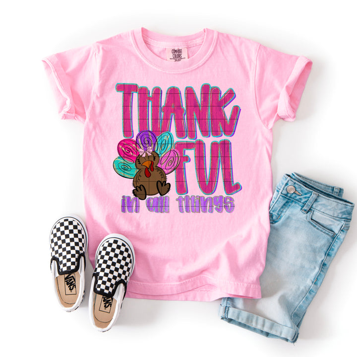 Thankful In All Things DTF Print