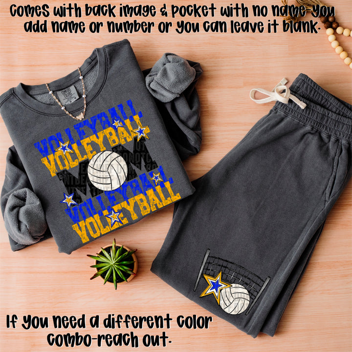 Volleyball Mom Collection BACK DTF Print