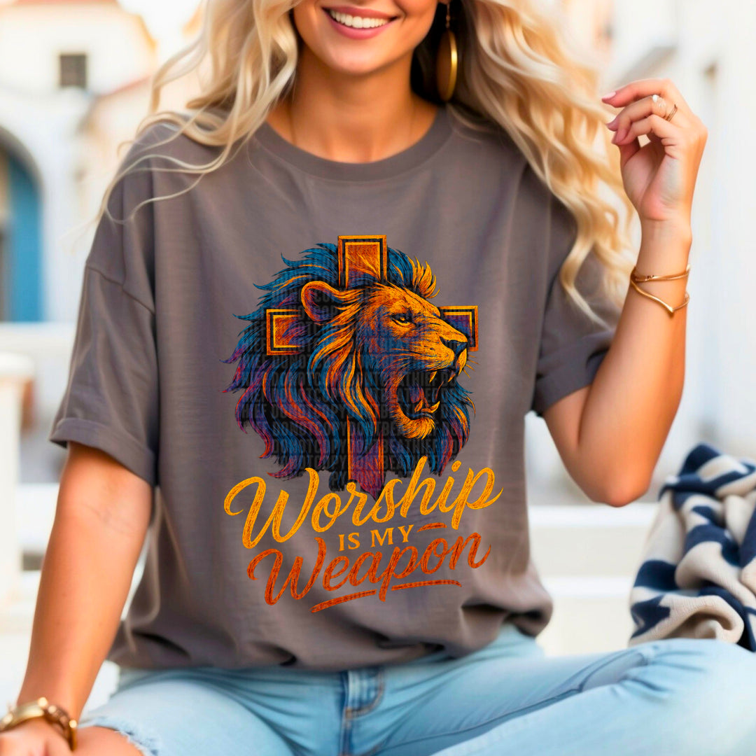 Worship Is My Weapon DTF Print