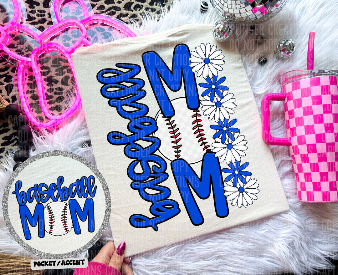 Baseball Mom FRONT DTF Print