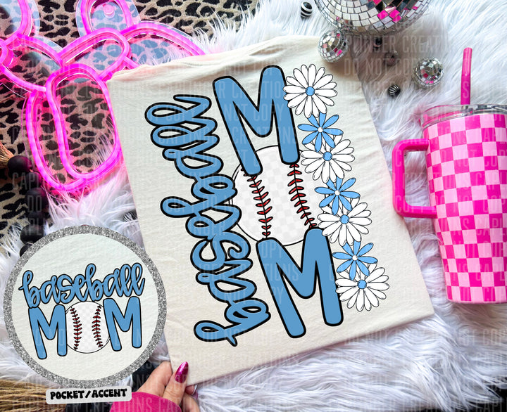 Baseball Mom POCKET DTF Print