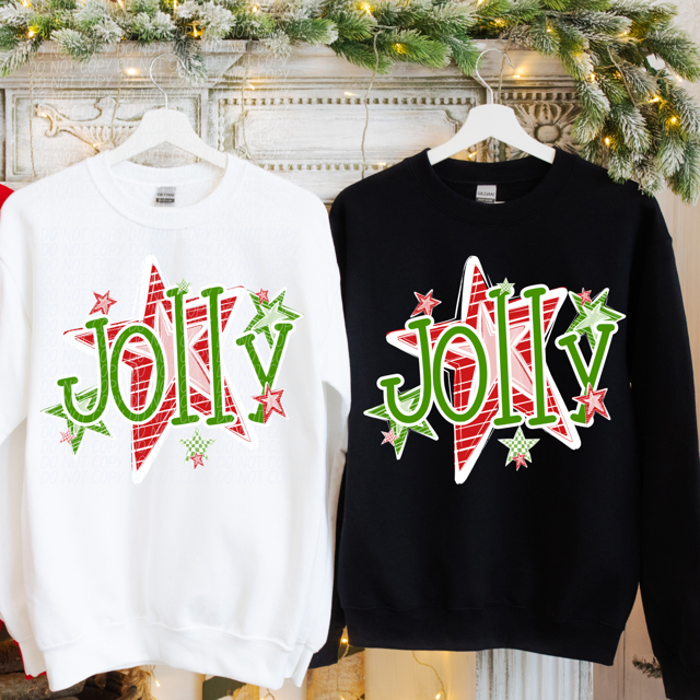 Jolly Stars DTF Print