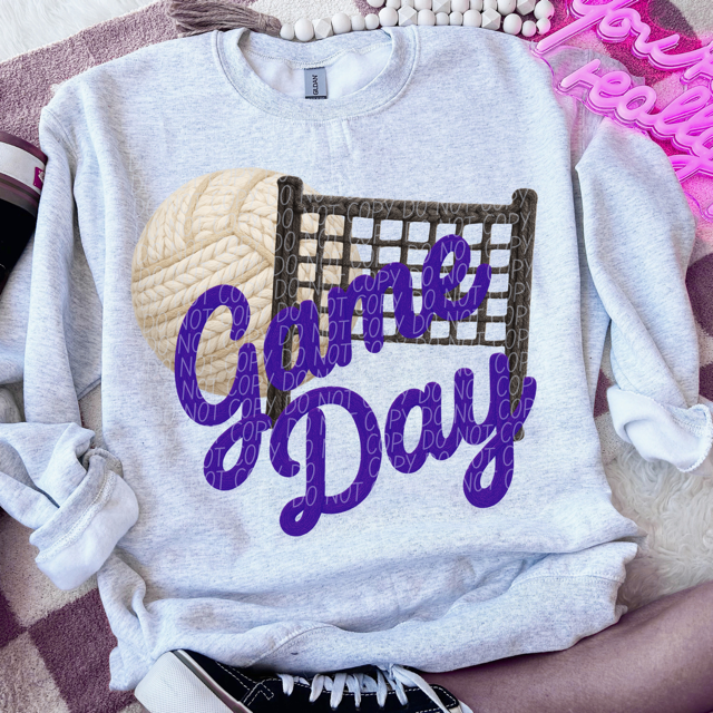 Yarn Game Day Volleyball 2 DTF Print