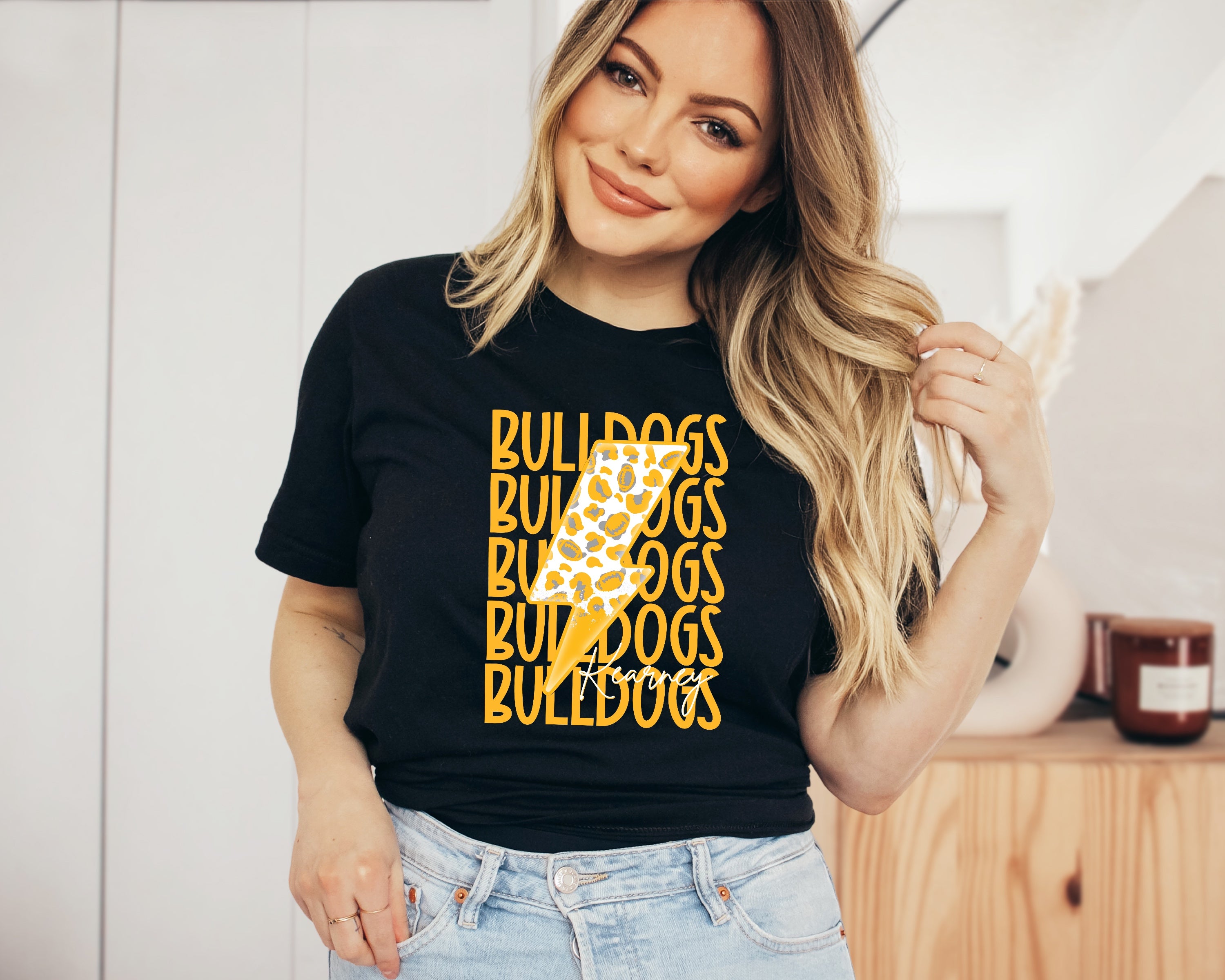 Kearney Bulldogs DTF Print Simple Tymes