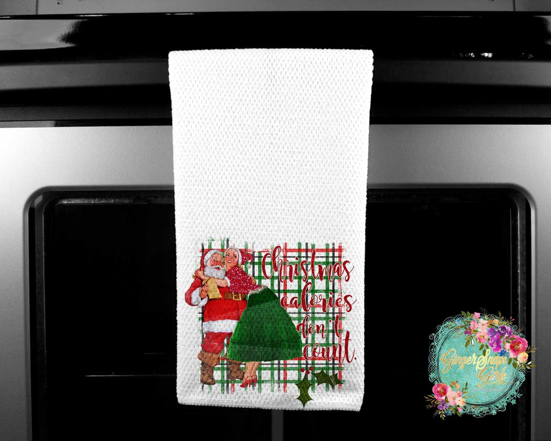 Christmas Calories Don't Count Santa Holiday Digital Design File