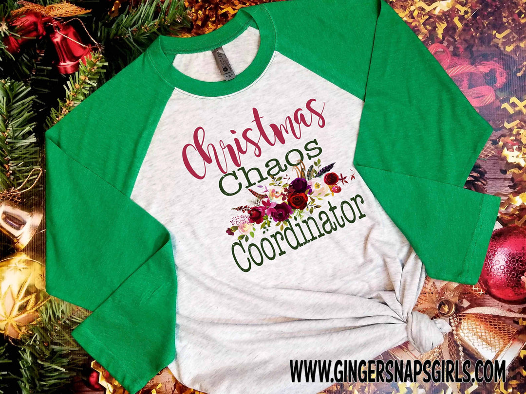 Christmas Chaos Coordinator Floral Digital Design File