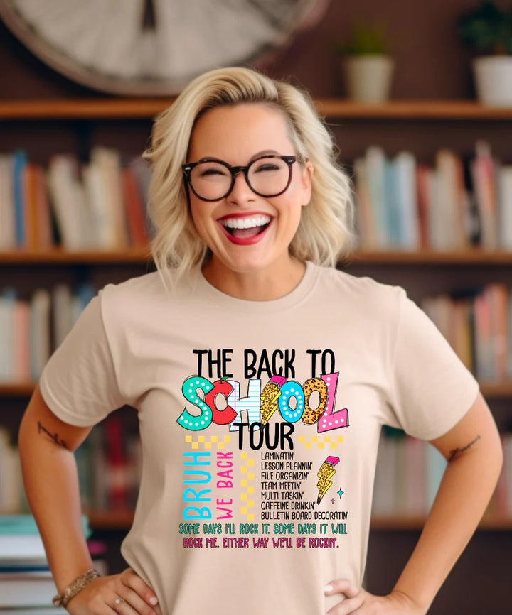 Back To School Tour DTF Print